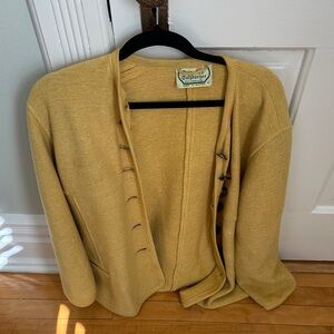 Women's Mustard Cardigan